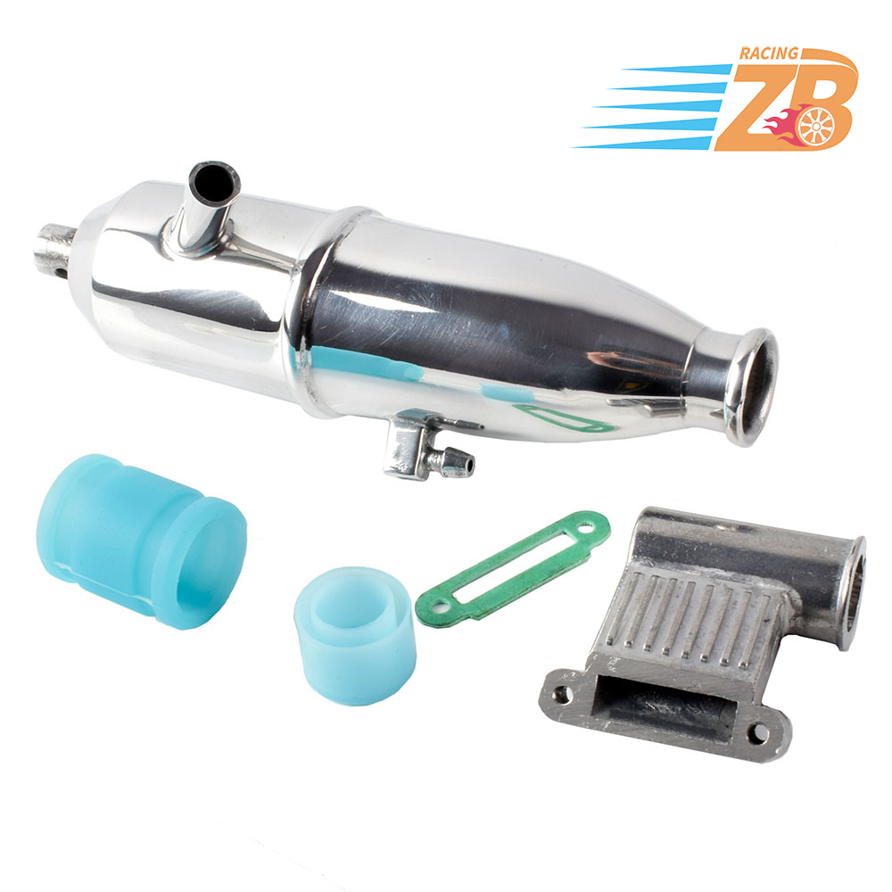 Tubo De Escape Lateral De Aluminio Para HSP RC Nitro | Pieza De Repuesto Para Coche 1/10