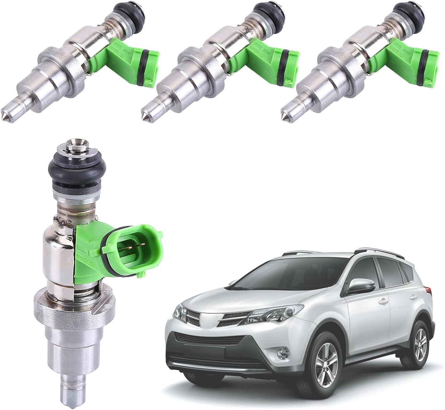 Set 4 Fuel Injector 23250-28070 for TOYOTA 1AZ-FSE D4