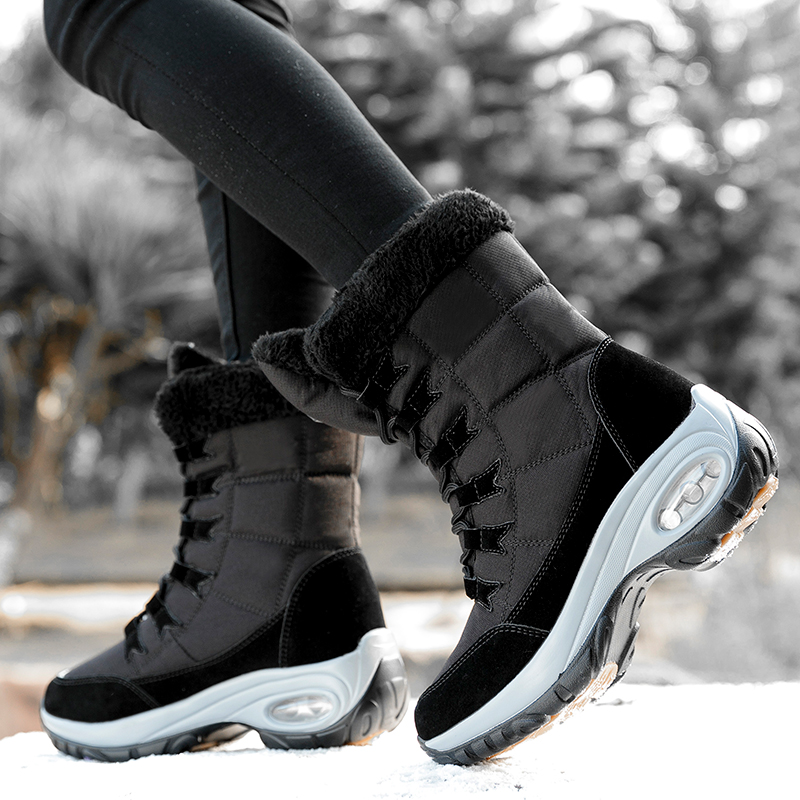 Winter Work Boots For Women Office Women's High top Winter Snow 並行輸入品 : Women\u0027s Waterproof Work Boots - Lightweight Winter