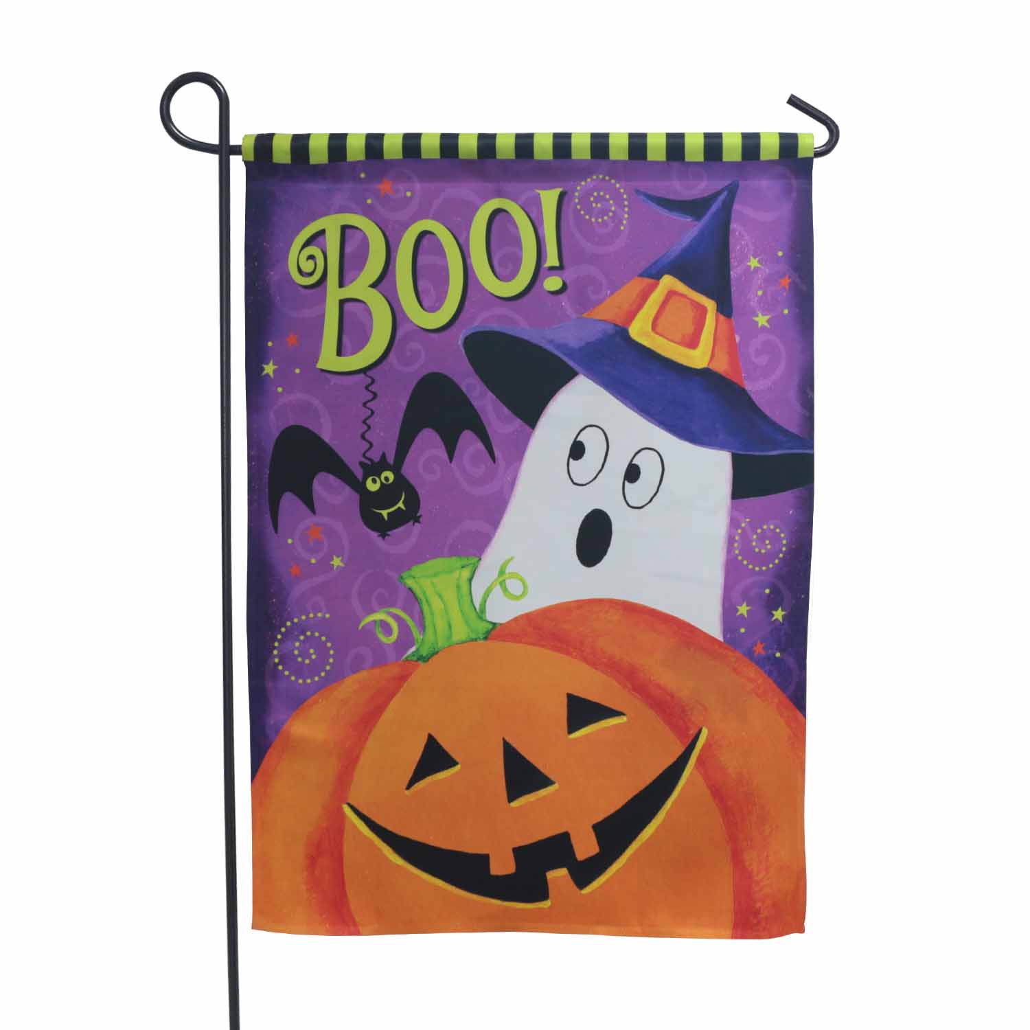 12.5x18 Inch Home Halloween Pumpkin Garden Flag Double Sided Yard