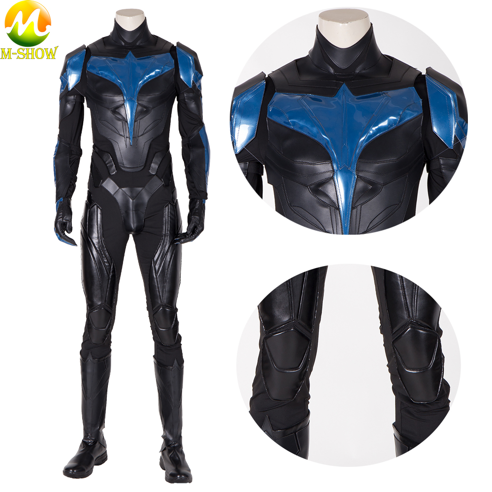 Costumi Di Nightwing Nightwing Cosplay Costume Bodysuit Dick Grayson