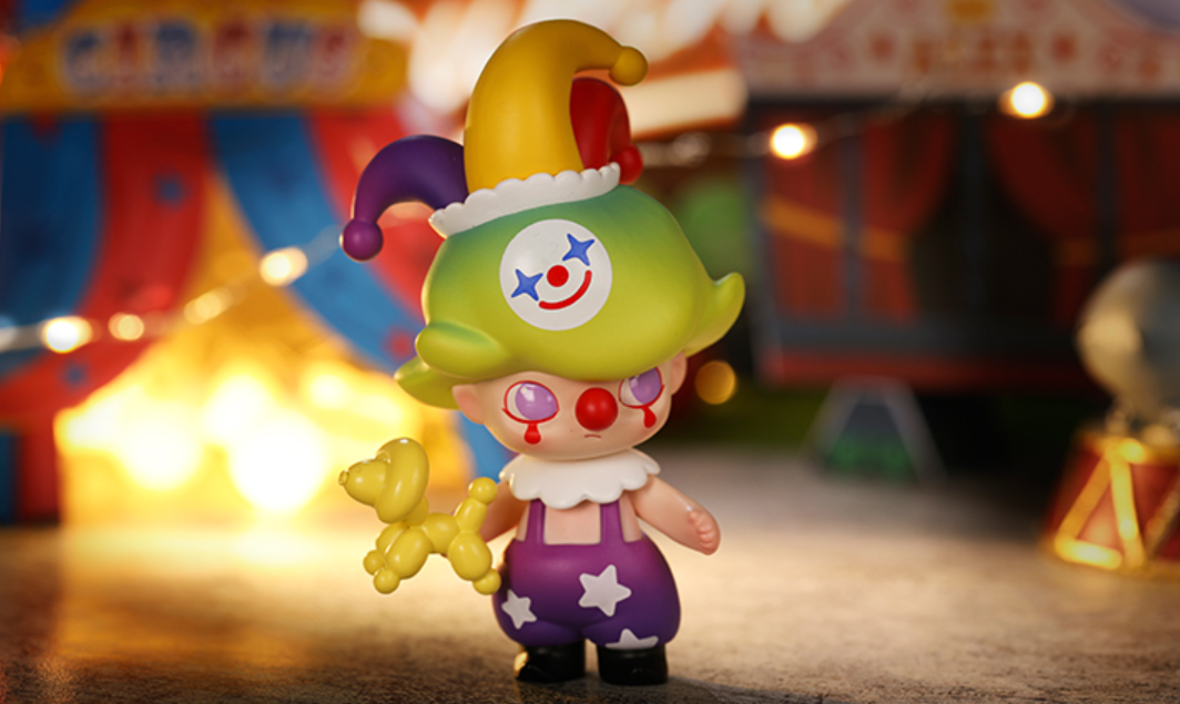 SF・ファンタジー・ホラー Popmart Dimoo Midnight Circus Box POP MART x DIMOO WORLD Midnight Circus Clown With Balloon