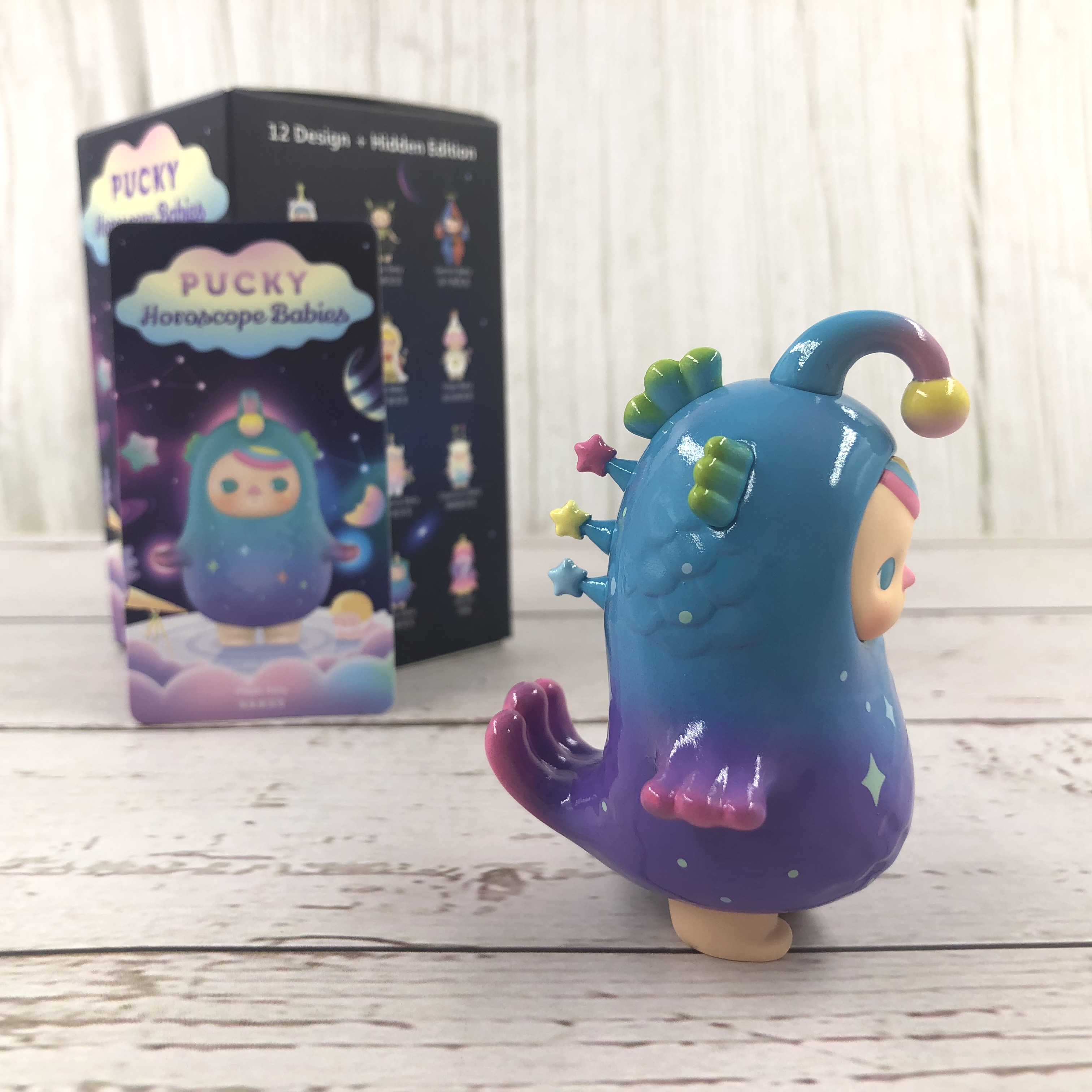ポメラニアン・ダックス・マルチーズ・パグ・ヨーキー・シーズ虹色貝殻 PUCKY Horoscope Babies Pisces Mini Figure | eBay