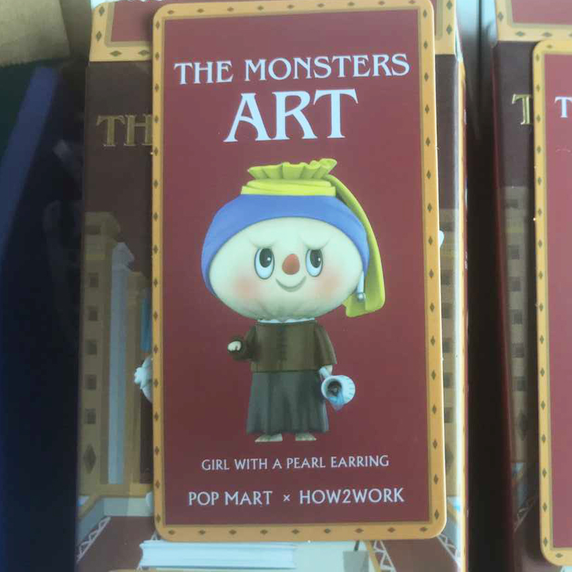 POP MART x HOW2WORK Labubu The Monsters Art Girl With A