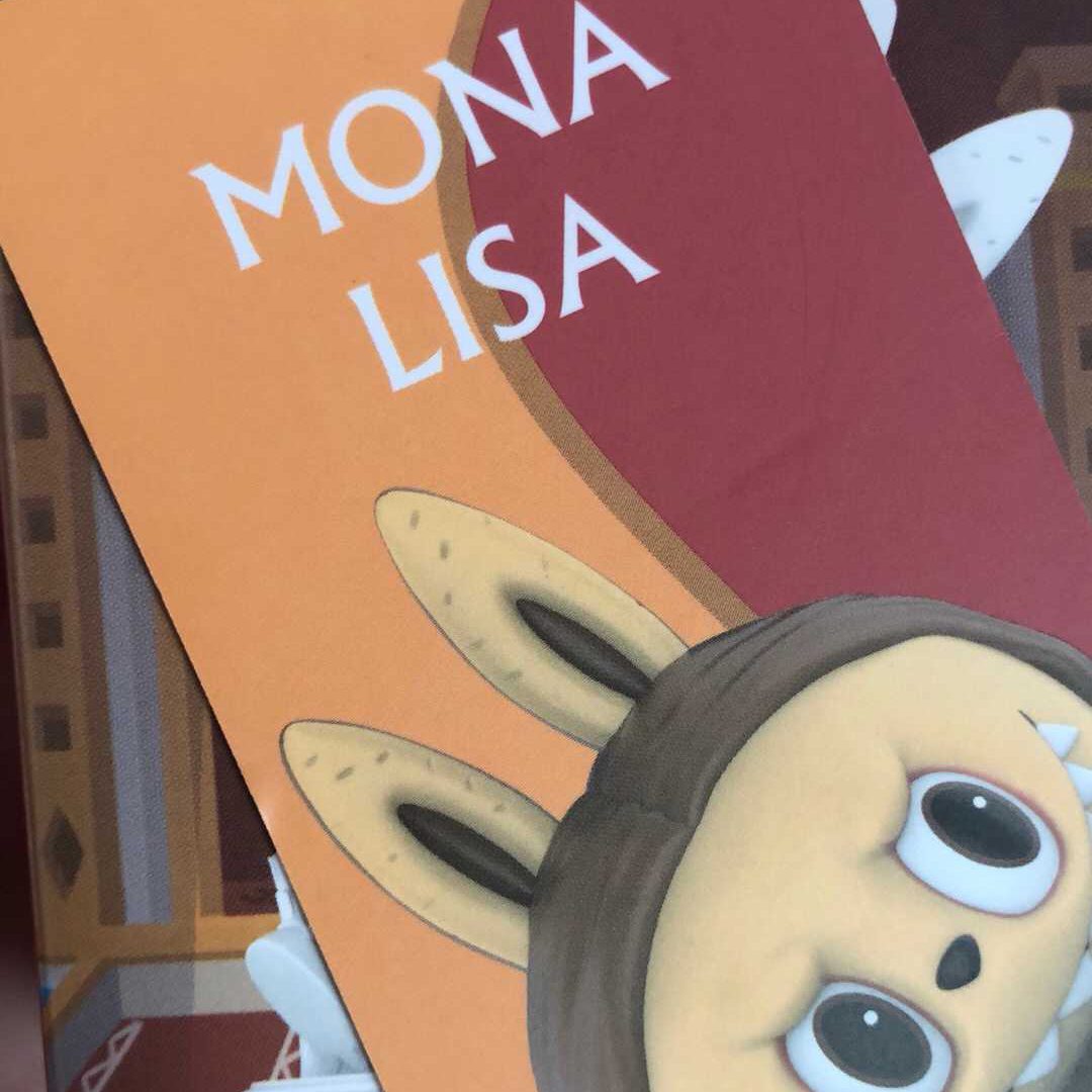 POP MART x HOW2WORK Labubu The Monsters Art Mona Lisa Mini
