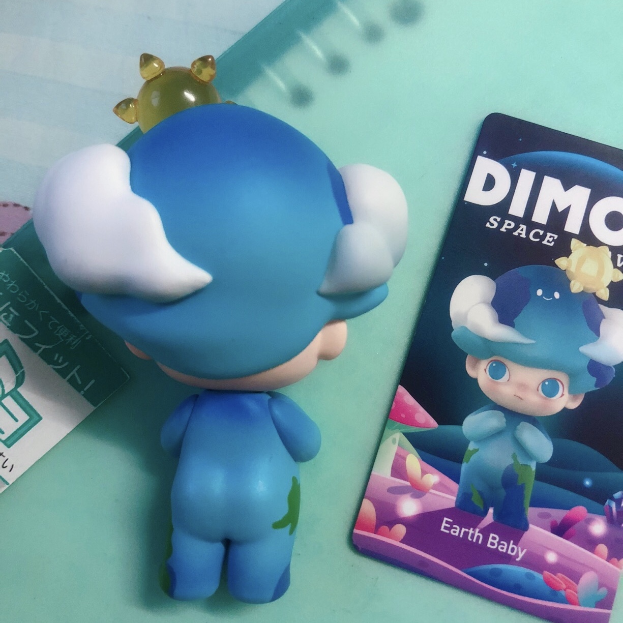 POP MART x DIMOO WORLD Space Travel Earth Baby Mini Figure | eBay