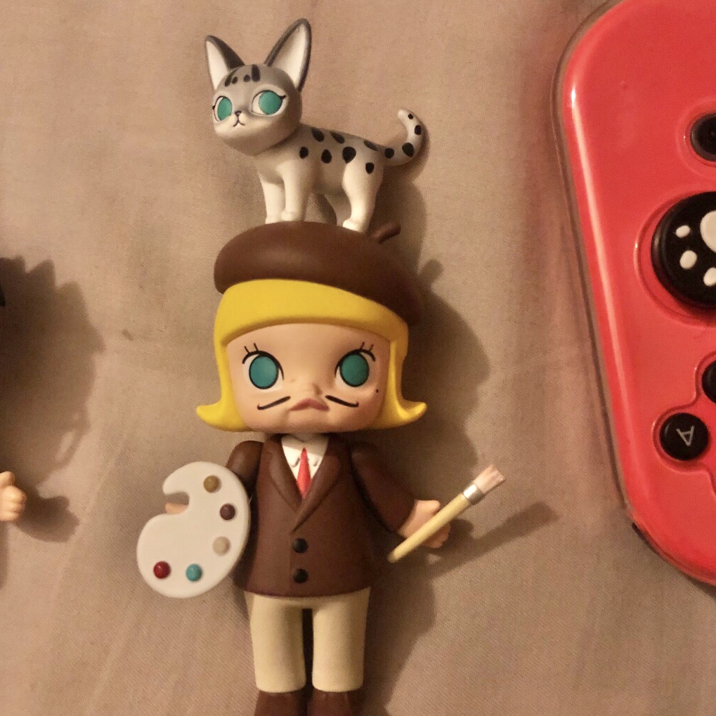 POP MART x KENNYSWORK Molly Auction Molly Dada Brown Mini Figure