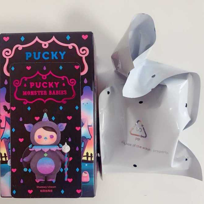 popmart pucky スーパーシークレット Monster POP MART x PUCKY Monster Babies Shadowy Unicorn Secret Mini