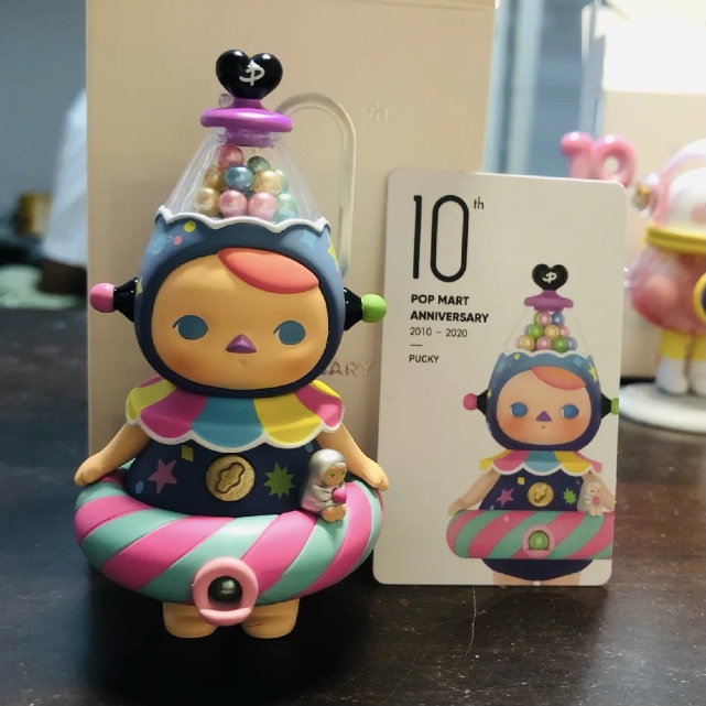POP MART 10th ANNIVERSARY 2010-2020 PUCKY Mini Figure | eBay