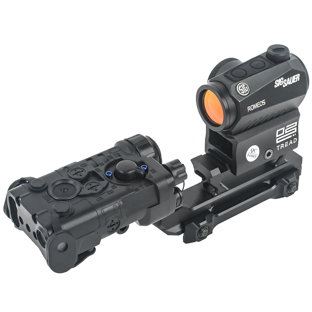 QIRUIMY Riser Scope Mount Red Dot Sight Mount Offset Optic Mount Universal QD Scope Mount Base for T1 T2 Red Dot Sight