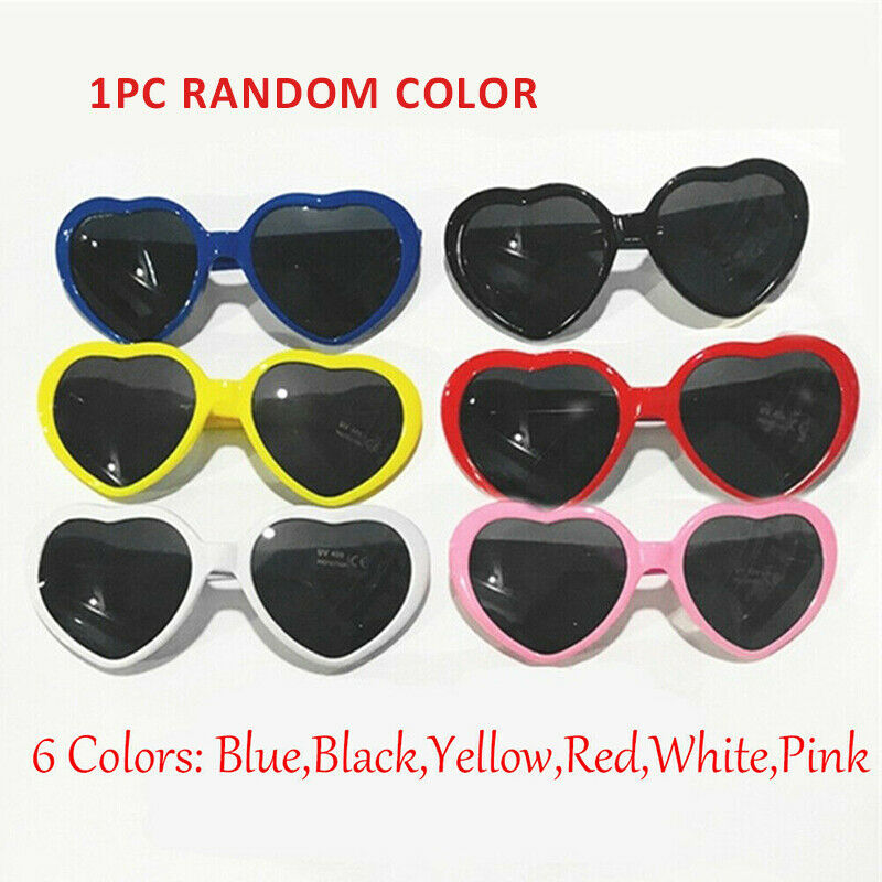 diffraction glasses hearts