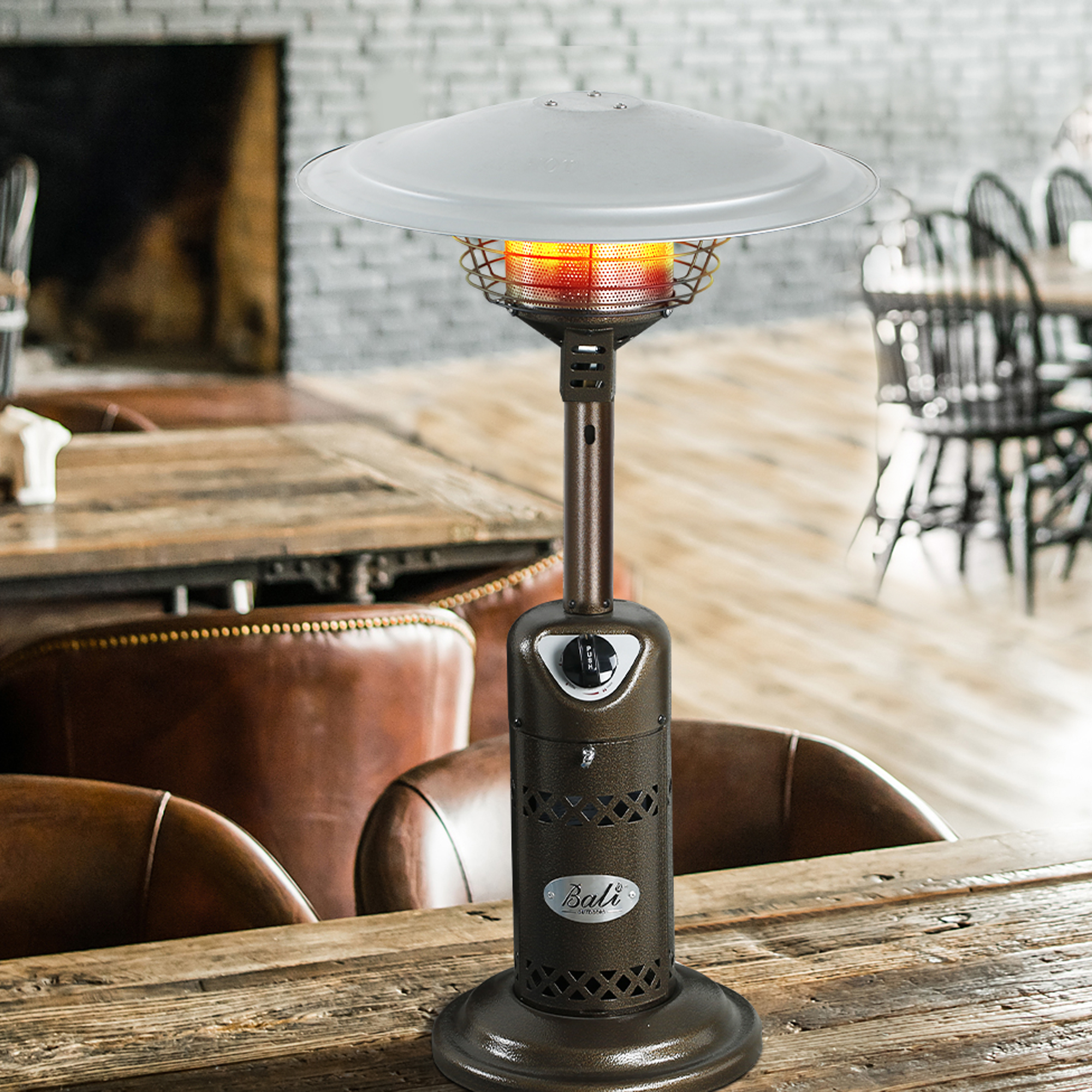 BALI OUTDOORS Portable Patio Heater, Outdoor Propane Table Top Heater, Bronze eBay
