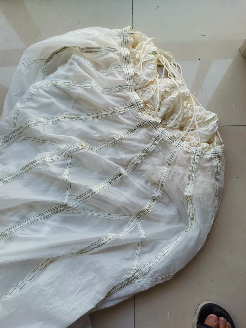 Military White Round Diameter 10m /33Ft Parachute Canopy ...