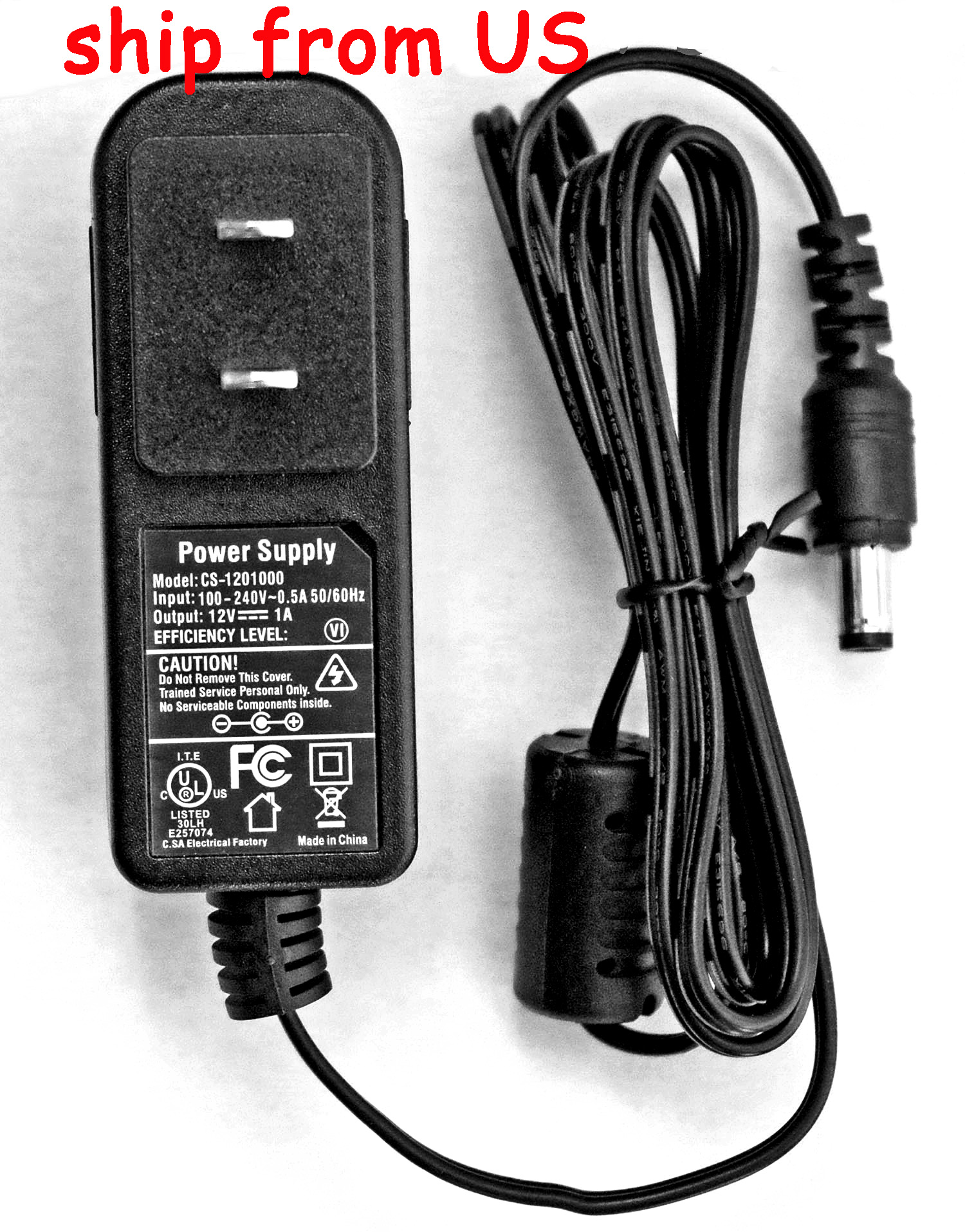 Cs Power Supply Switching 12v 1a Camera Adapter Cs 1201000 Camera Power Supply Ebay 8825