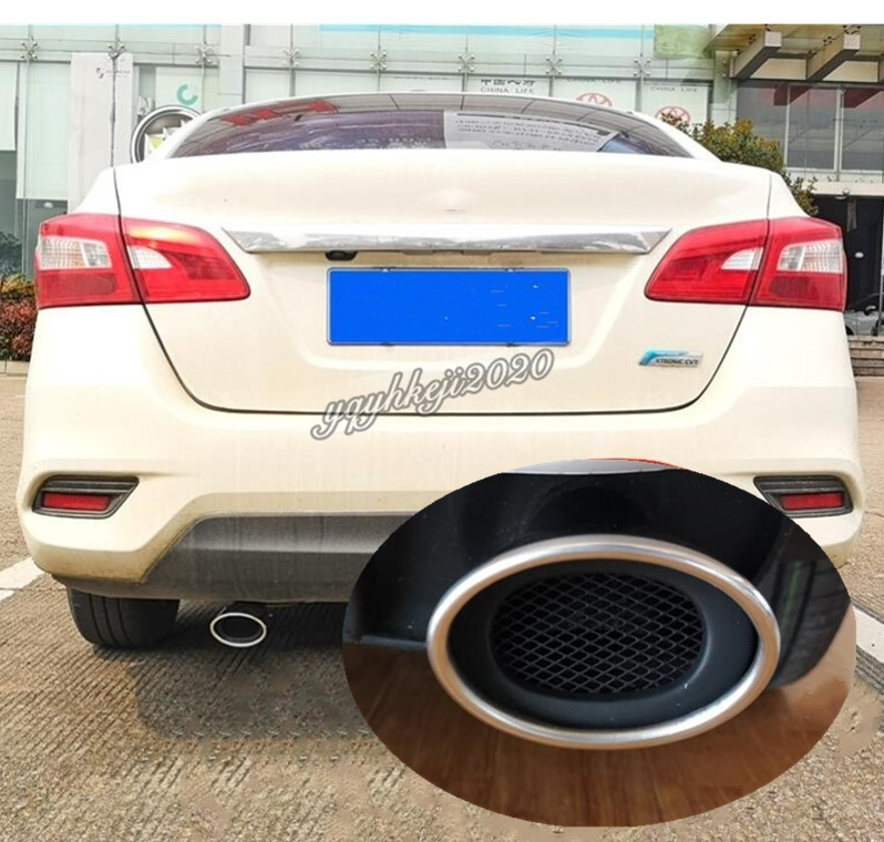 Fit For Nissan Sentra 20162018 2019 Stainless Rear Exhaust Muffler Tip