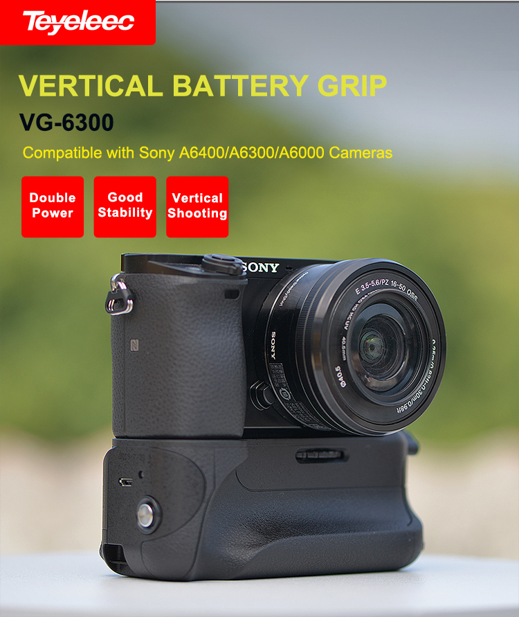 VG-A6300 Vertical Battery Grip Handle Holder For Sony Alpha A6400