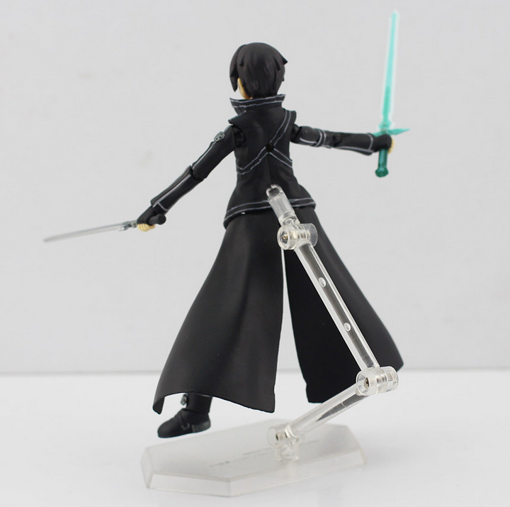 SAO Sword Art Online Kirigaya Kazuto Kirito Figma PVC Action Figure #174 No Box