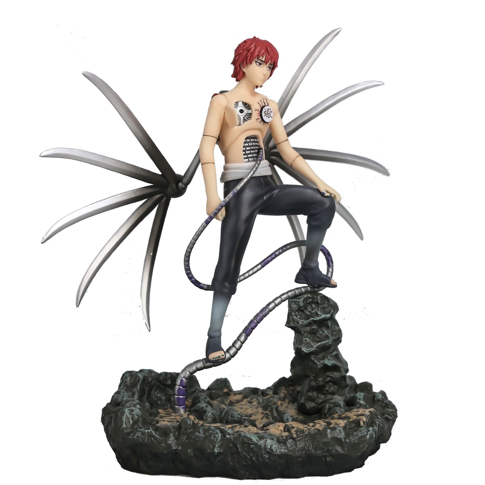 24cm Anime Naruto Shippuden Mechanics Ver Sasori PVC Figure New