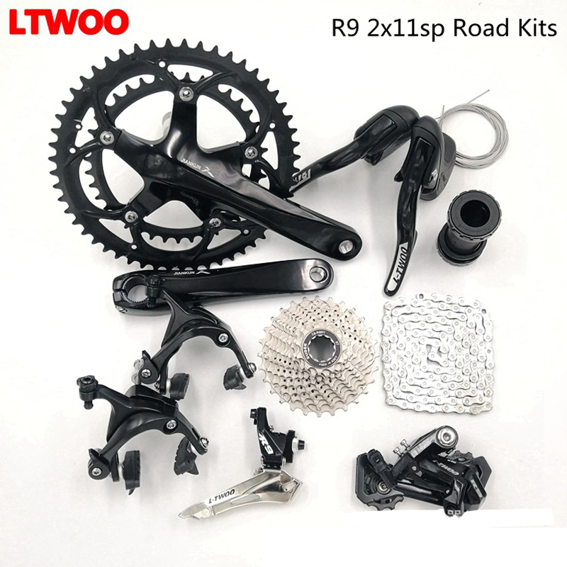 パーツ L-twoo r9 Ltwoo R9 2x1 1/R7 2x1 0/R5 2x1 0/R3 2x 8/R2 2 × 7スピード