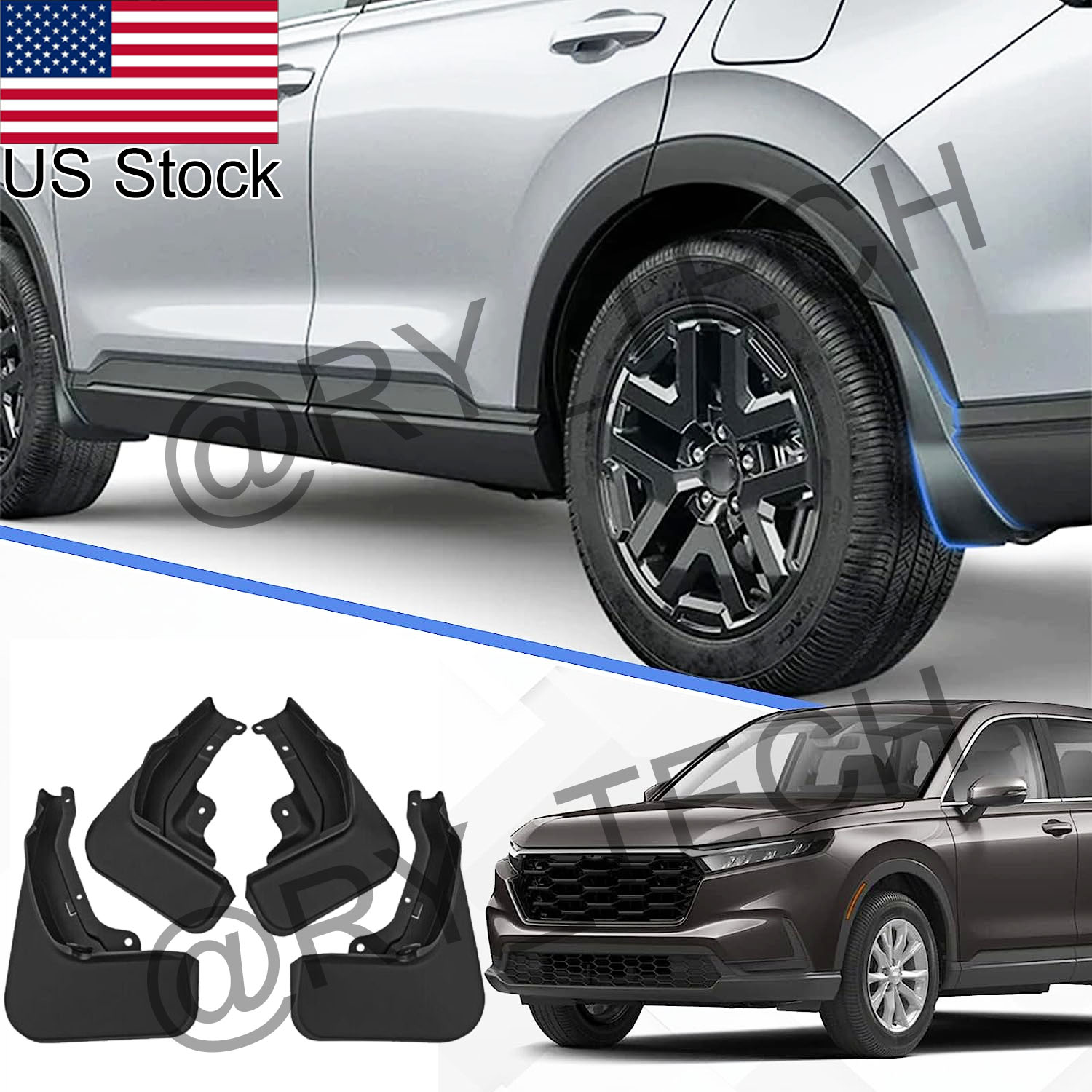 For Honda CR-V CRV 2023 2024 CT Splash Guards Mud Flaps Fender