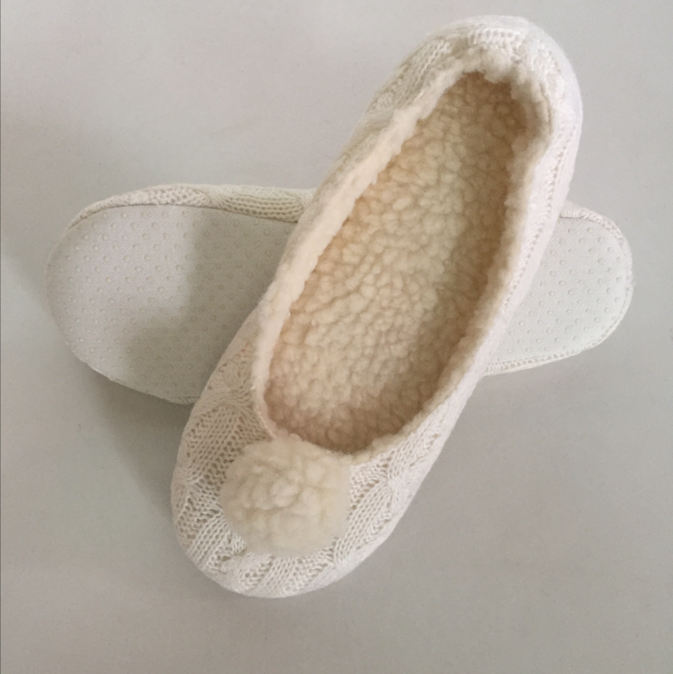 fuzzy ballerina slippers