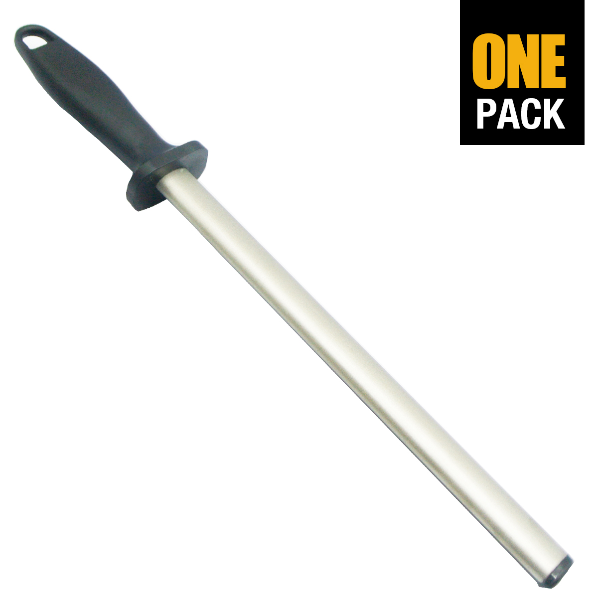 10 Inch Diamond Knife Sharpener Rod Oval Carbon Steel Knife Sharpening