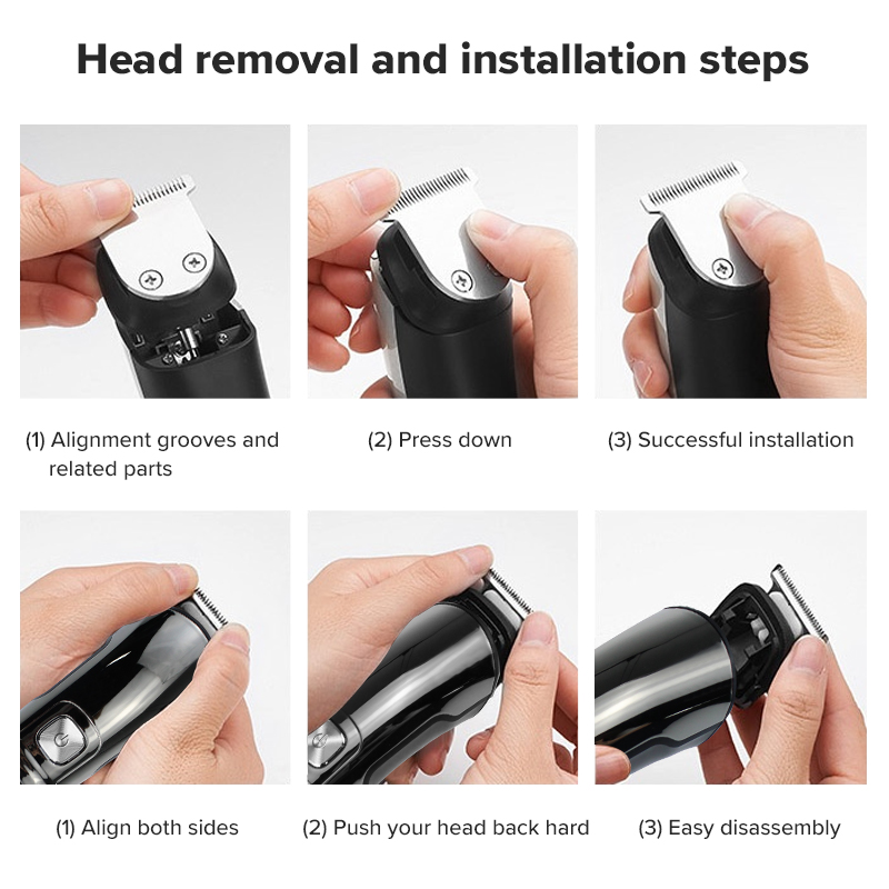 Yineel HC600 Beard Trimmer Men, All-in-One Cordless Grooming - View #2